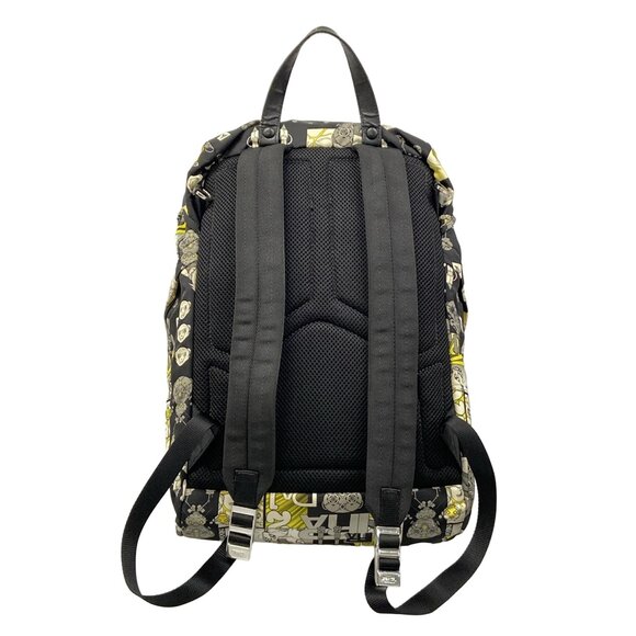 Prada Backpack Black Yellow Multi main image 4